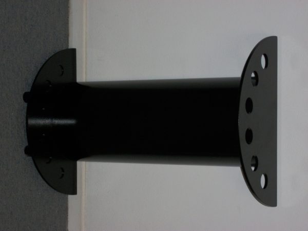 A black pole with holes in it